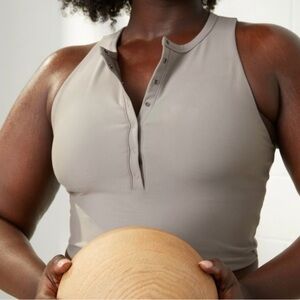 Abercrombie and Fitch YPB scluptlux Henley tank top XS